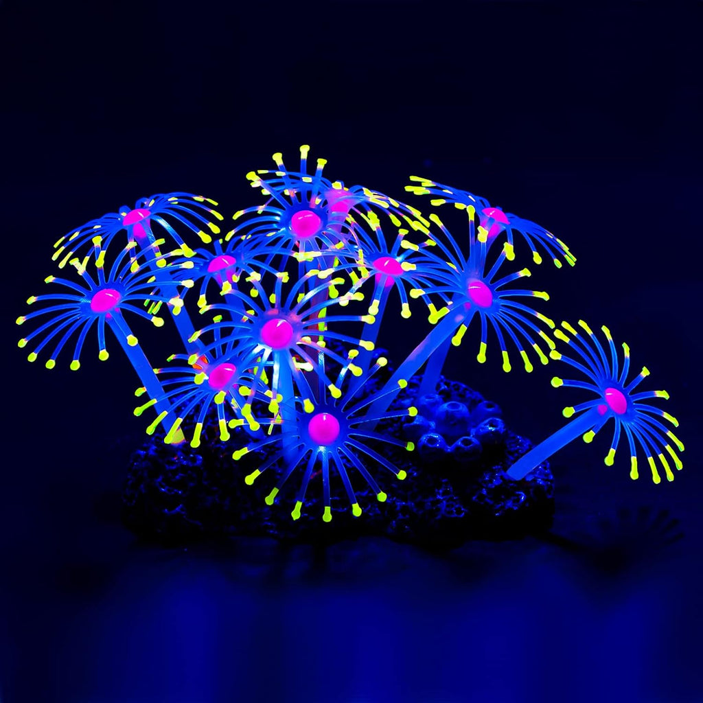 Uniclife glowing artificial coral plant front view