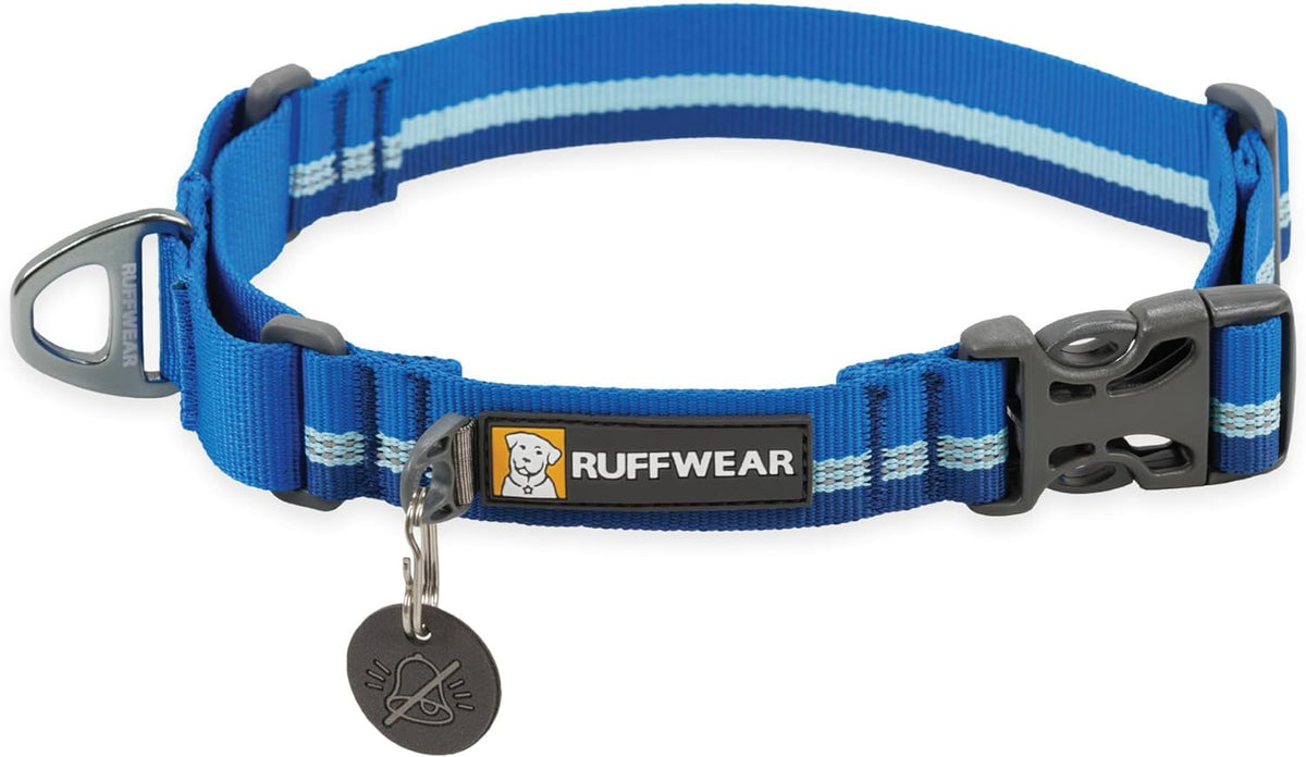 Ruffwear, Web Reaction Dog Collar, Escape-Proof Security Buckle, Adjustable Anti-Slip Martingale Collar with Durable Nylon Tubelok Webbing & Silent ID Attachment, River Rock Green, 17"-20" - Image 11