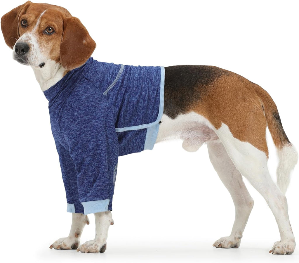 ROZKITCH Dog Shirts Shoulder Surgery Dog Surgical Recovery Suit, Post Surgery Dog Suit Post-Surgery Protection with Velcro Straps Blue 5XL - Image 14