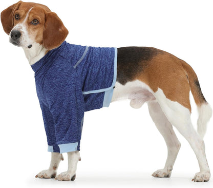 ROZKITCH Dog Shirts Shoulder Surgery Dog Surgical Recovery Suit, Post Surgery Dog Suit Post-Surgery Protection with Velcro Straps Blue 5XL - Image 14