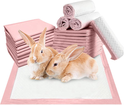 Tfwadmx Rabbit Pee Pads 18" x 24" 100 Pcs Guinea Pig Super Absorbent Cage Liners Bunny Disposable Black Carbon Diapers Small Animal Training Accessories with Quick-Dry Surface - Image 10