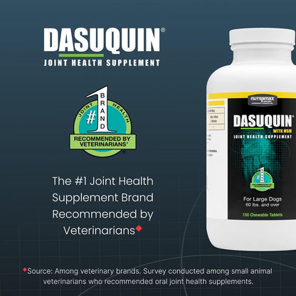 Nutramax Laboratories dog joint health supplement back label ingredients