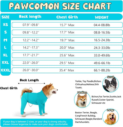 Parderry medical dog pajamas illustrating full abdominal wound protection coverage