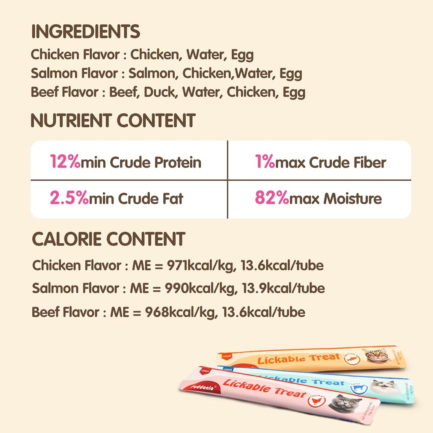 Close up of Puddonio creamy cat treat texture