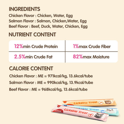 Close up of Puddonio creamy cat treat texture