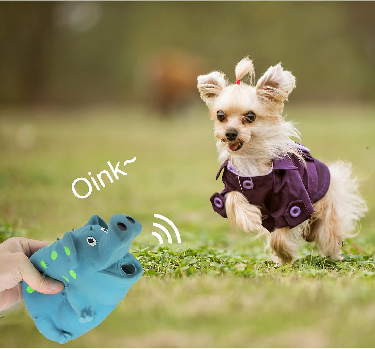 Andiker durable interactive pet play toy packaging view