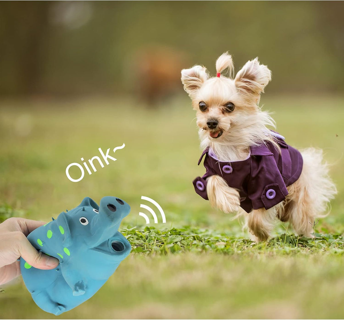 Andiker durable interactive pet play toy packaging view