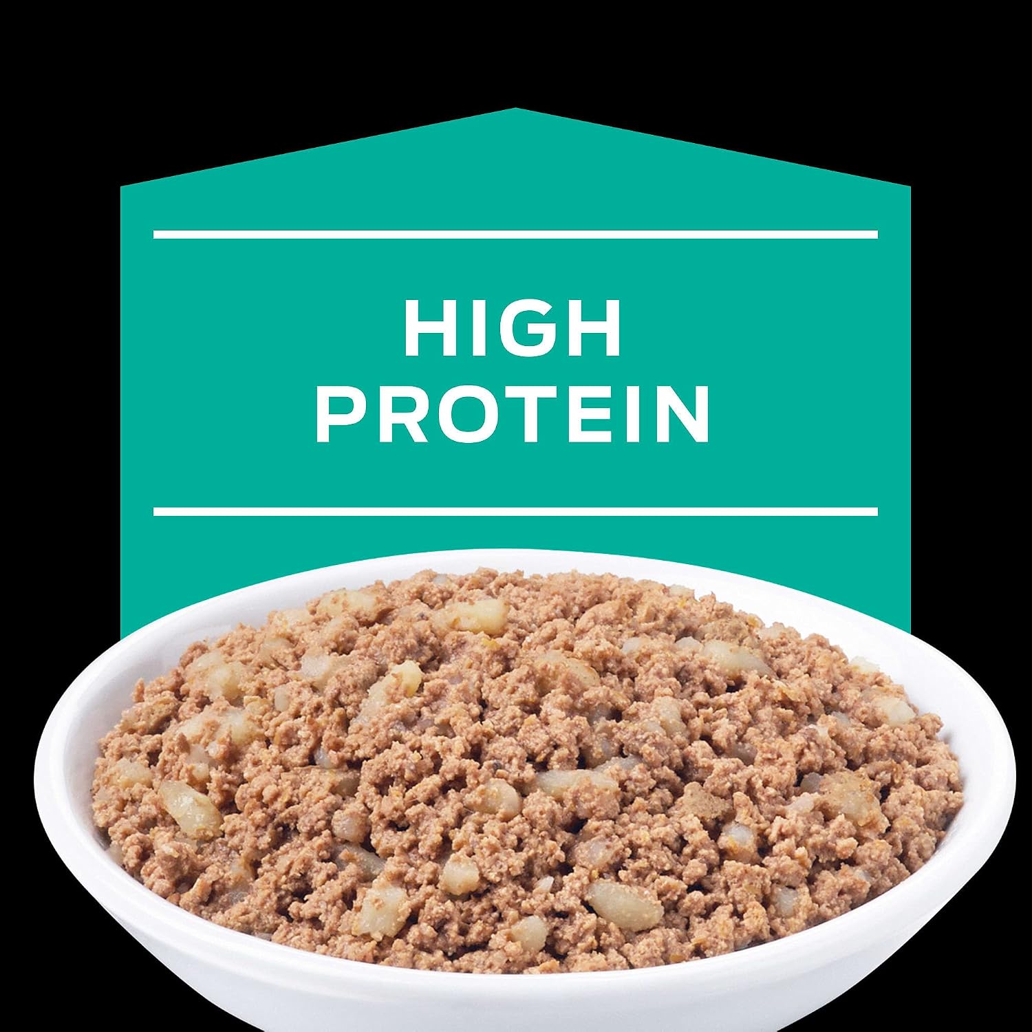 Close up view of the guaranteed analysis and calorie content on a Purina EN Gastroenteric wet cat food can.