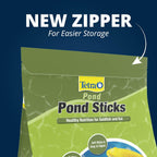 TetraPond product bag displaying target species graphics