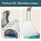 Authentic USA imported smart litter box replacement bags box layout view