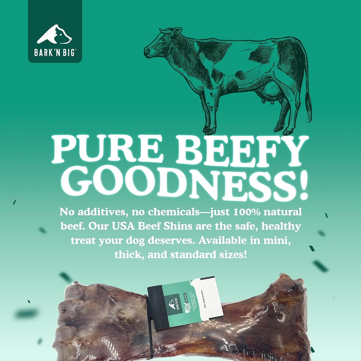 Glispa USA imported beef shin bone for dental health