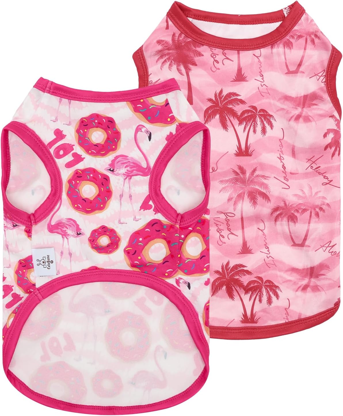 CuteBone Dog Shirts 2-Pack Soft Pet Clothes Breathable Summer Vest for Small Puppy and Stretchy Cat Apparel - Image 14