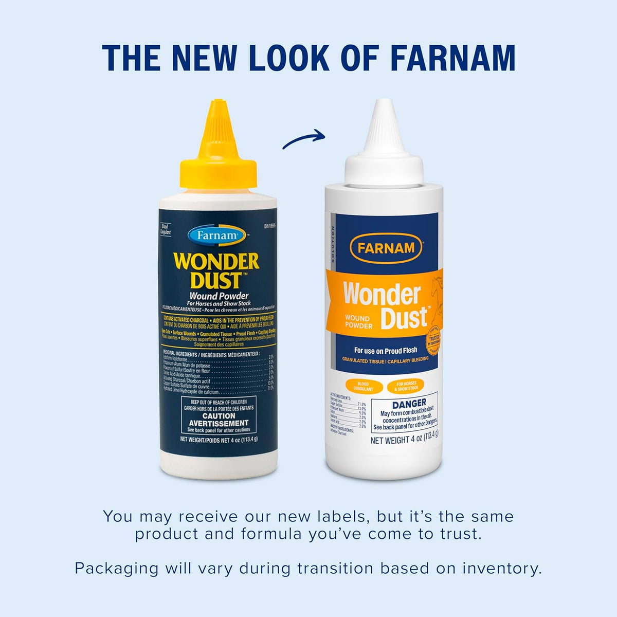 Farnam Wonder Dust 4 Ounces side label details