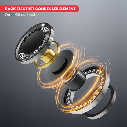 Side perspective of the flexible skin tone ear hook structure designed for maximum user comfort.