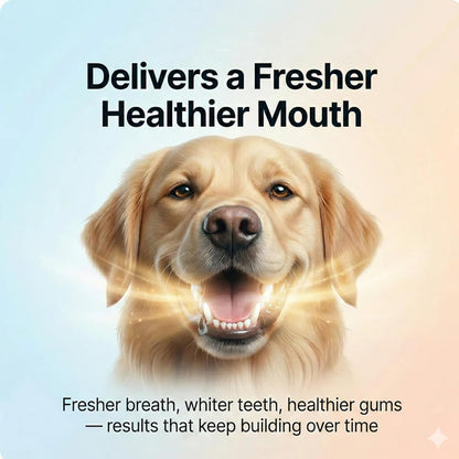 PupDose daily pet dental care supplement nutrition facts label