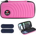 CDBXPRG insulin cooler travel case pink front view diabetic supply bag