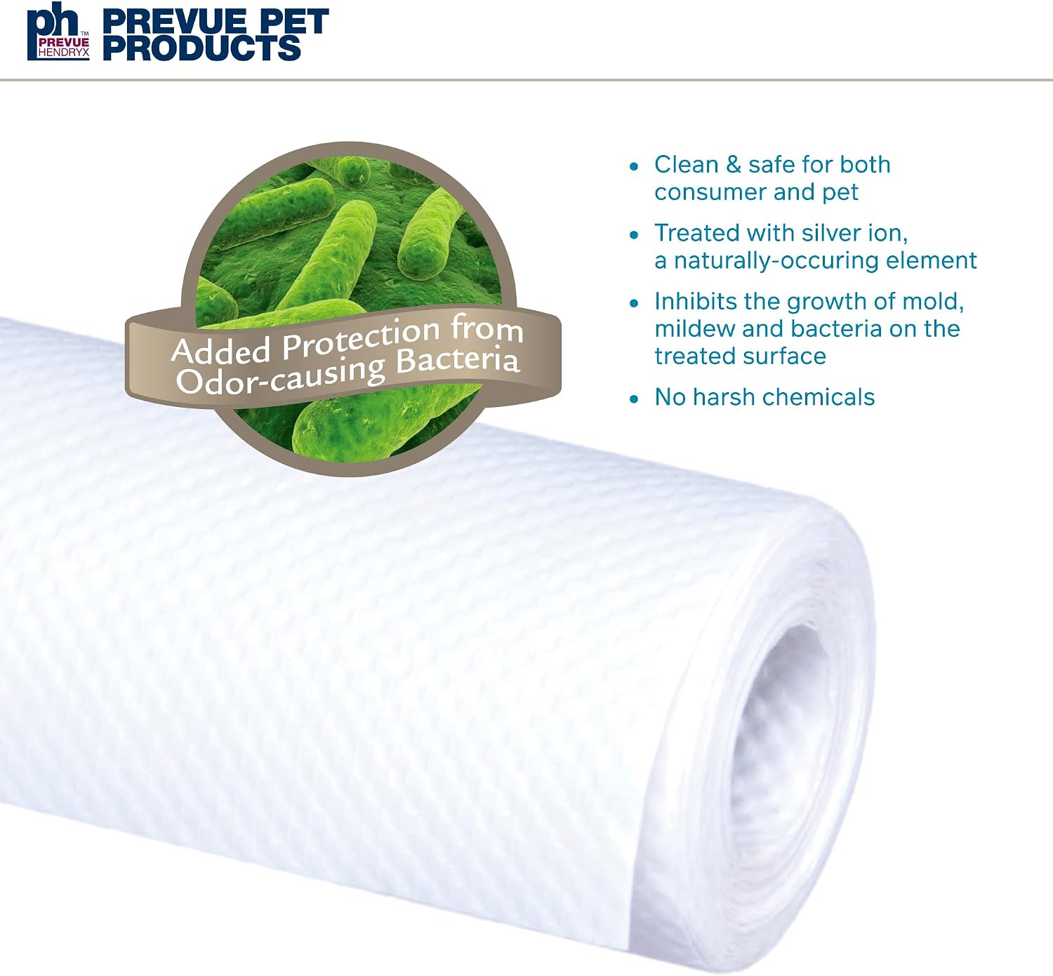 Close up of Prevue T3 cage liner paper texture