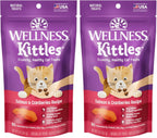 Wellness Kittles Crunchy Cat Treats, All Lifestages, Kitten to Senior, Natural, Grain Free, Chicken and Cranberry Flavor, 2 oz Bag - Image 12