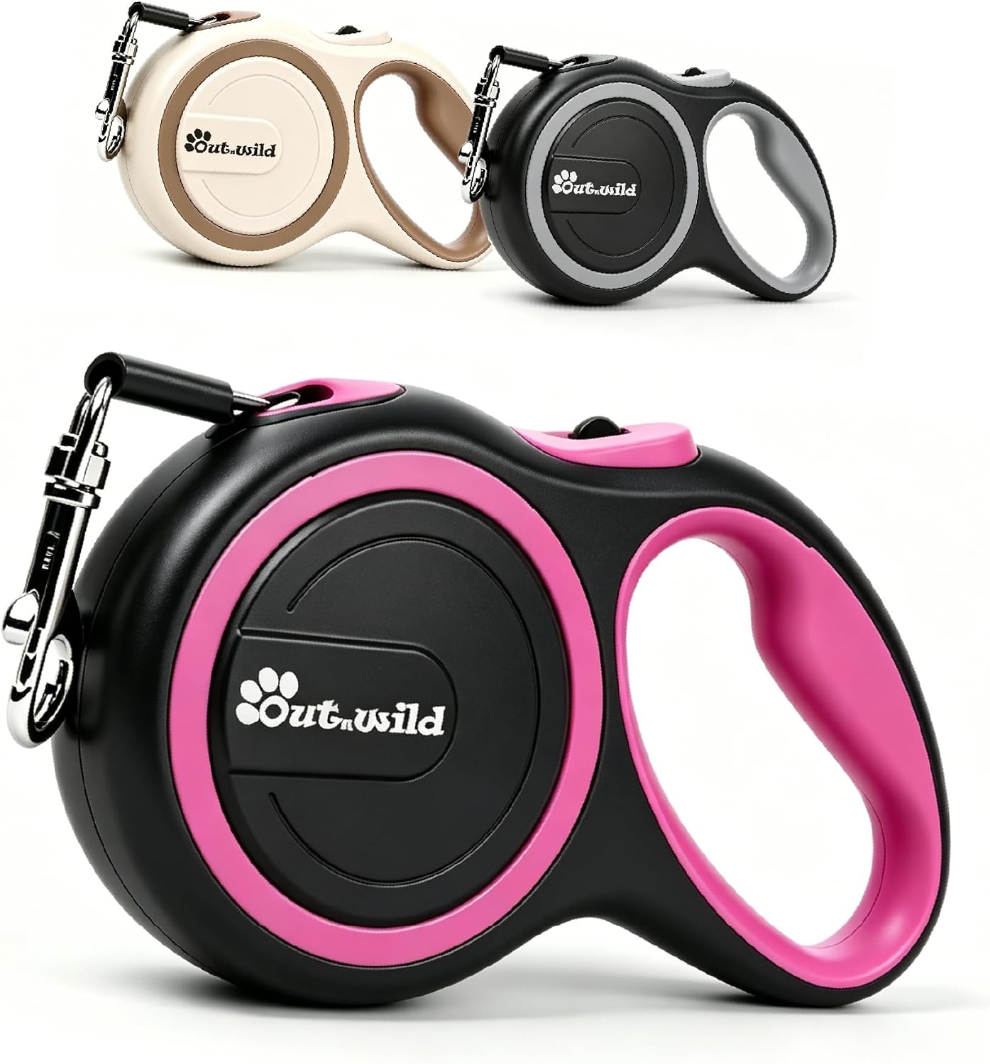 Side profile of Outnwild retractable pet leash