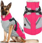 IECOii dog coat back pockets and zipper closure detail