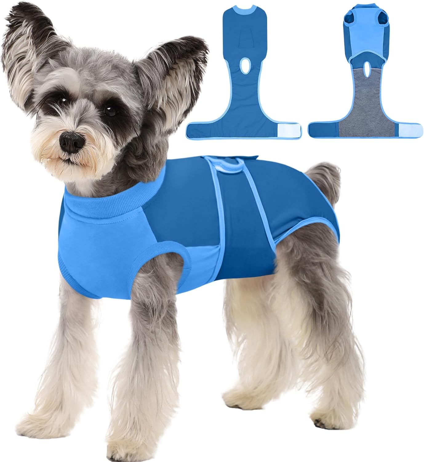 Kuoser Recovery Suit for Dogs, Soft Dog Spay Suit for Female Surgery Recovery, Breathable Dog Neuter Recovery Suit Male, Anti Licking Dog Onesie for Abdominal Wounds Cone Alternatives, Pink S - Image 9
