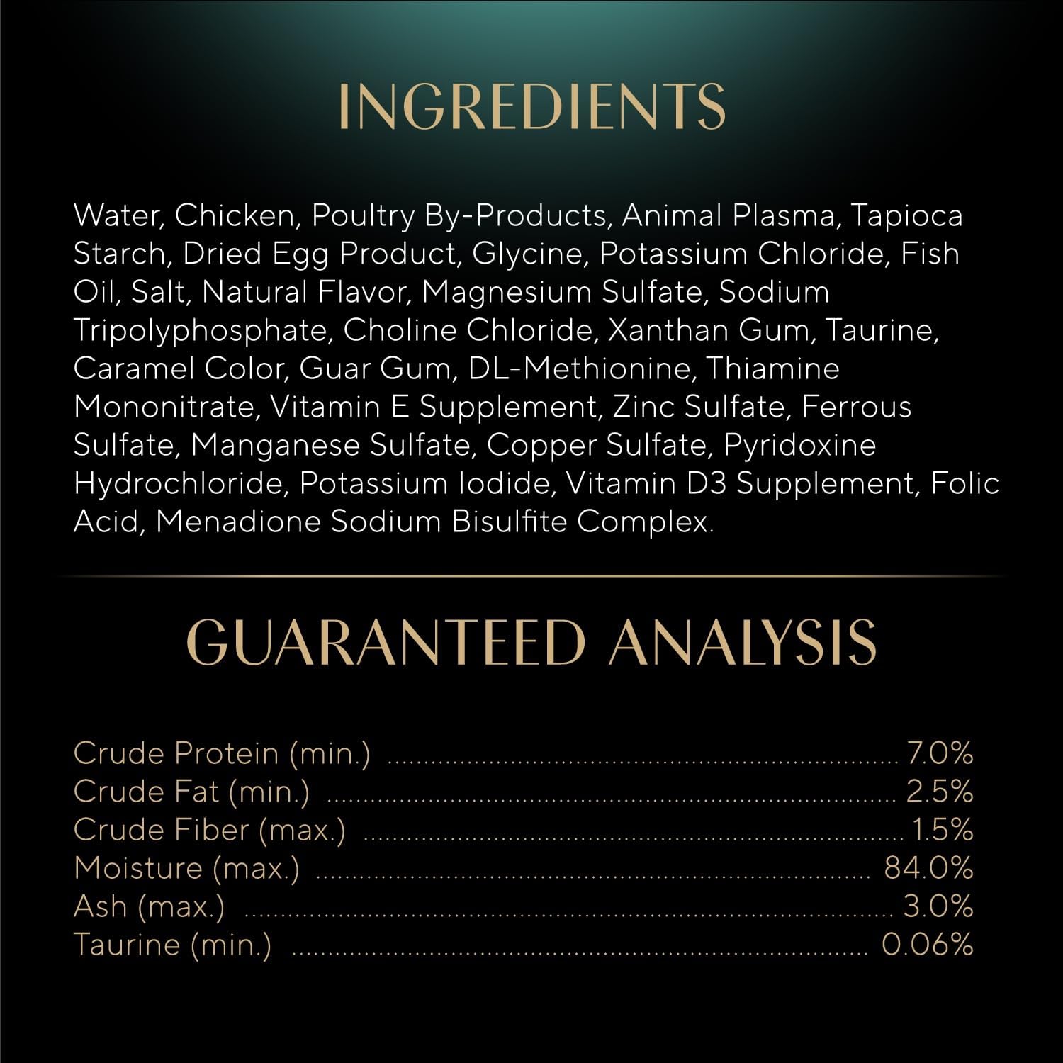Premium protein rich wet cat food for adult maintenance