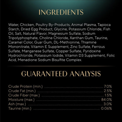 Premium protein rich wet cat food for adult maintenance