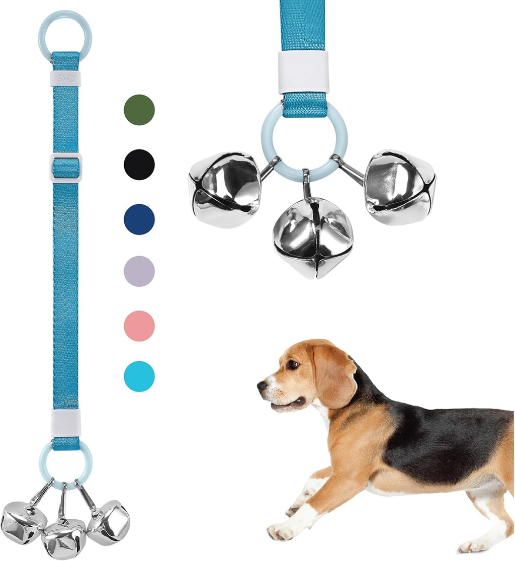 SVD.PET Dog Door Bell with Hanging Ring, Dog Bells to Go Outside for Potty Training, Can Attach to Door Knob or Anywhere Near The Door, Height Adjustable, Loud Jingle Bells for Puppies (Navy Blue) - Image 12