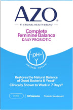 AZO daily vaginal probiotics blister pack or capsule view