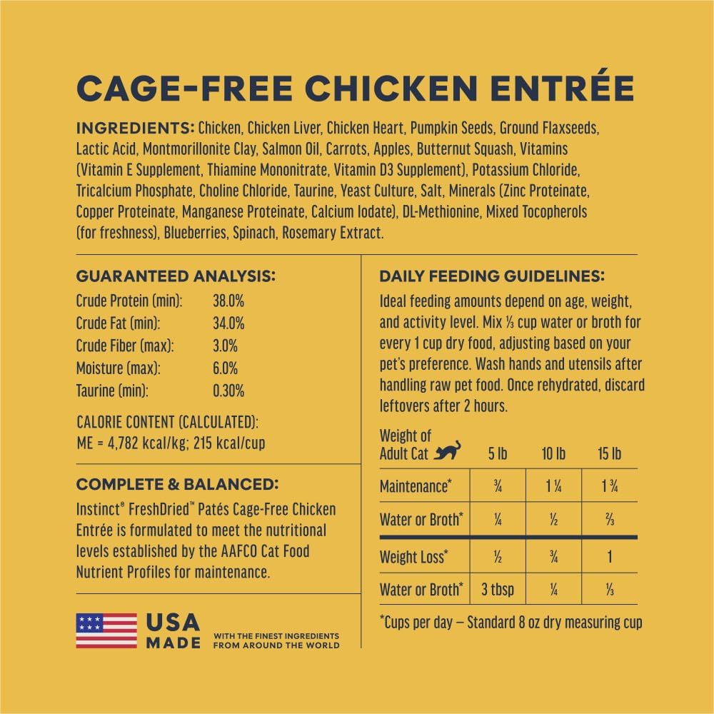 Instinct freeze dried chicken pate meal preparation steps visualization