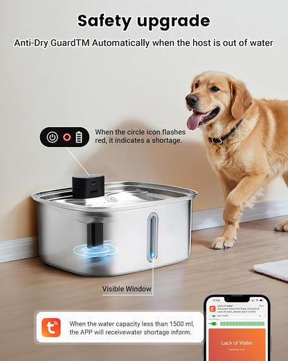 Large capacity 10 liter automatic pet waterer