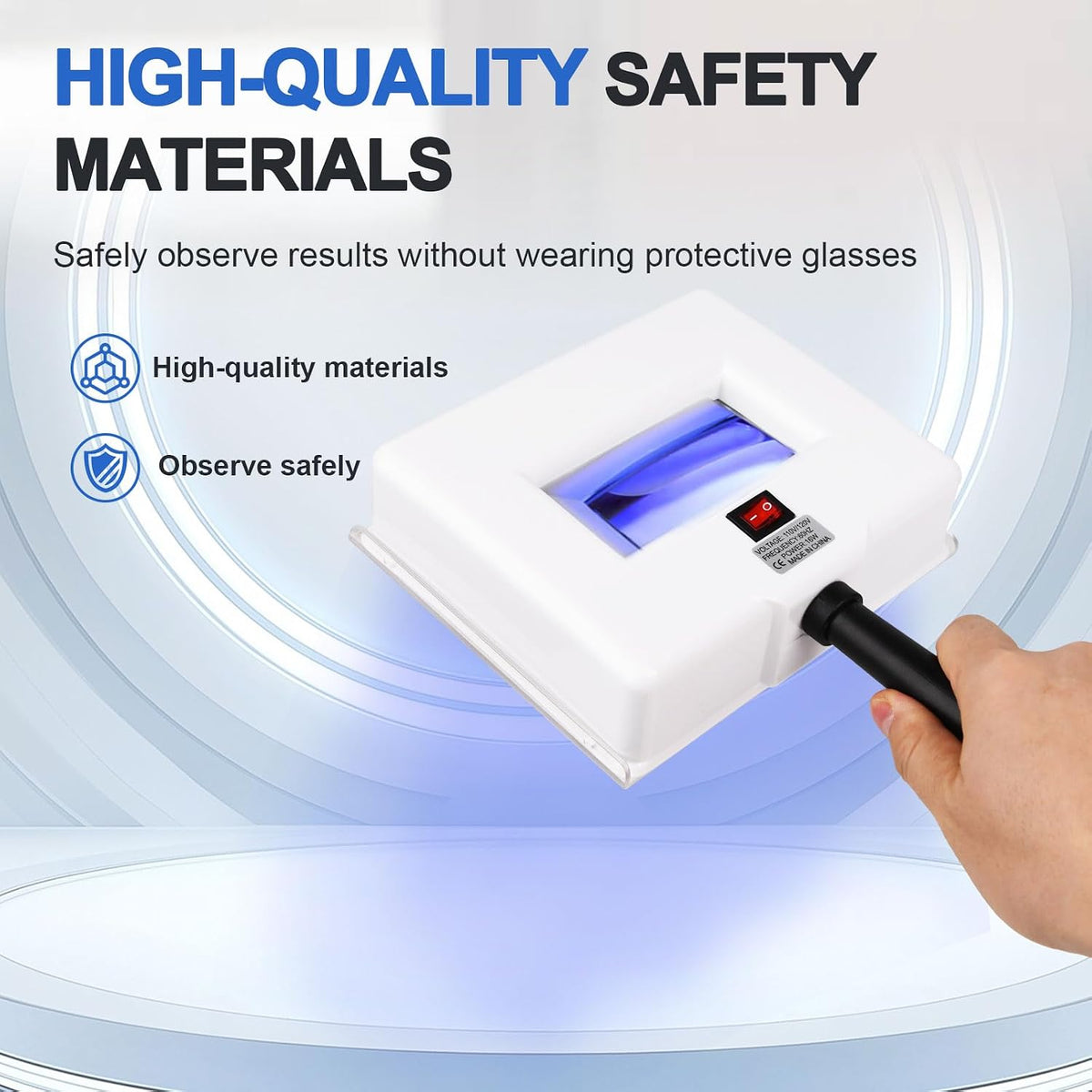 Portable Woods lamp analyzer for cat and dog ringworm checking