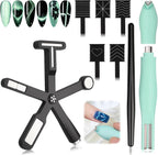 Ebanku 11 piece cat eye nail magnet tool set front view