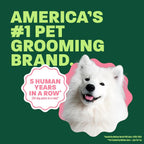 Close-up of TropiClean dog conditioner dispensing cap