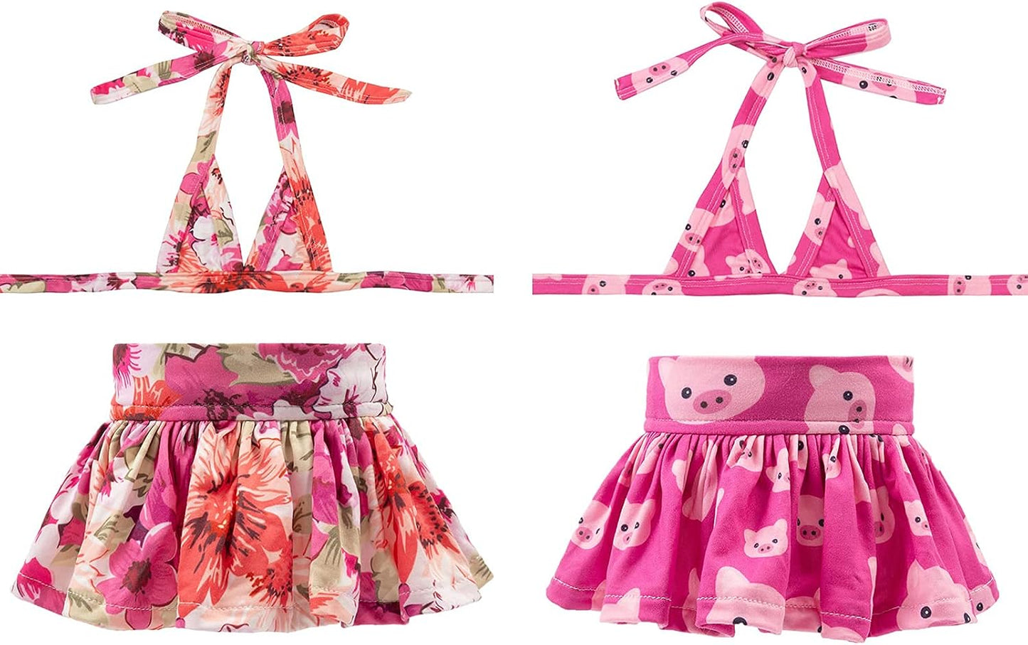 CuteBone Dog Bikini Dress, Stylish Swimsuit Costume for Small Dogs, Comfortable & Adjustable Puppy Bathing Suit, Soft Outfit Pet Apparel for Beach, Pool and Summer Fun DB07S - Image 12