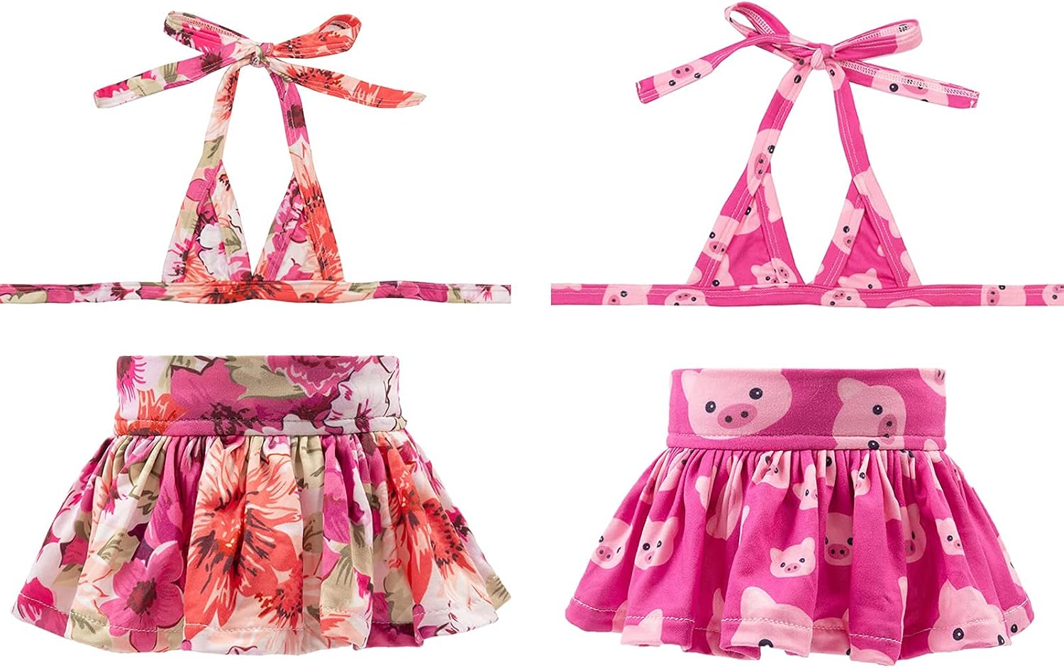 CuteBone Dog Bikini Dress, Stylish Swimsuit Costume for Small Dogs, Comfortable & Adjustable Puppy Bathing Suit, Soft Outfit Pet Apparel for Beach, Pool and Summer Fun DB07S - Image 12