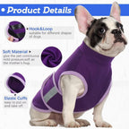 Migohi adjustable dog comfort anxiety jacket side profile purple small size