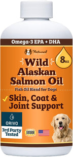 Natural Dog Company Wild Alaskan Salmon Oil for Dogs - Omega 3 Fish Oil Supplement with EPA & DHA for Skin, Coat, Itch Relief, Joints, Heart & Immune Support, Liquid Food Topper, 16 oz - Image 11