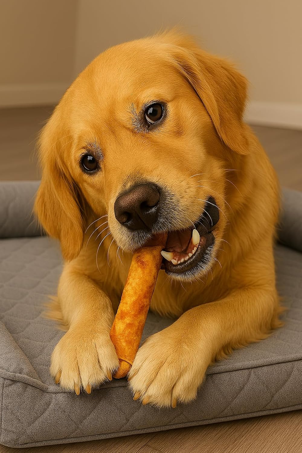 American made dog chew treats beef and chicken flavor rolls