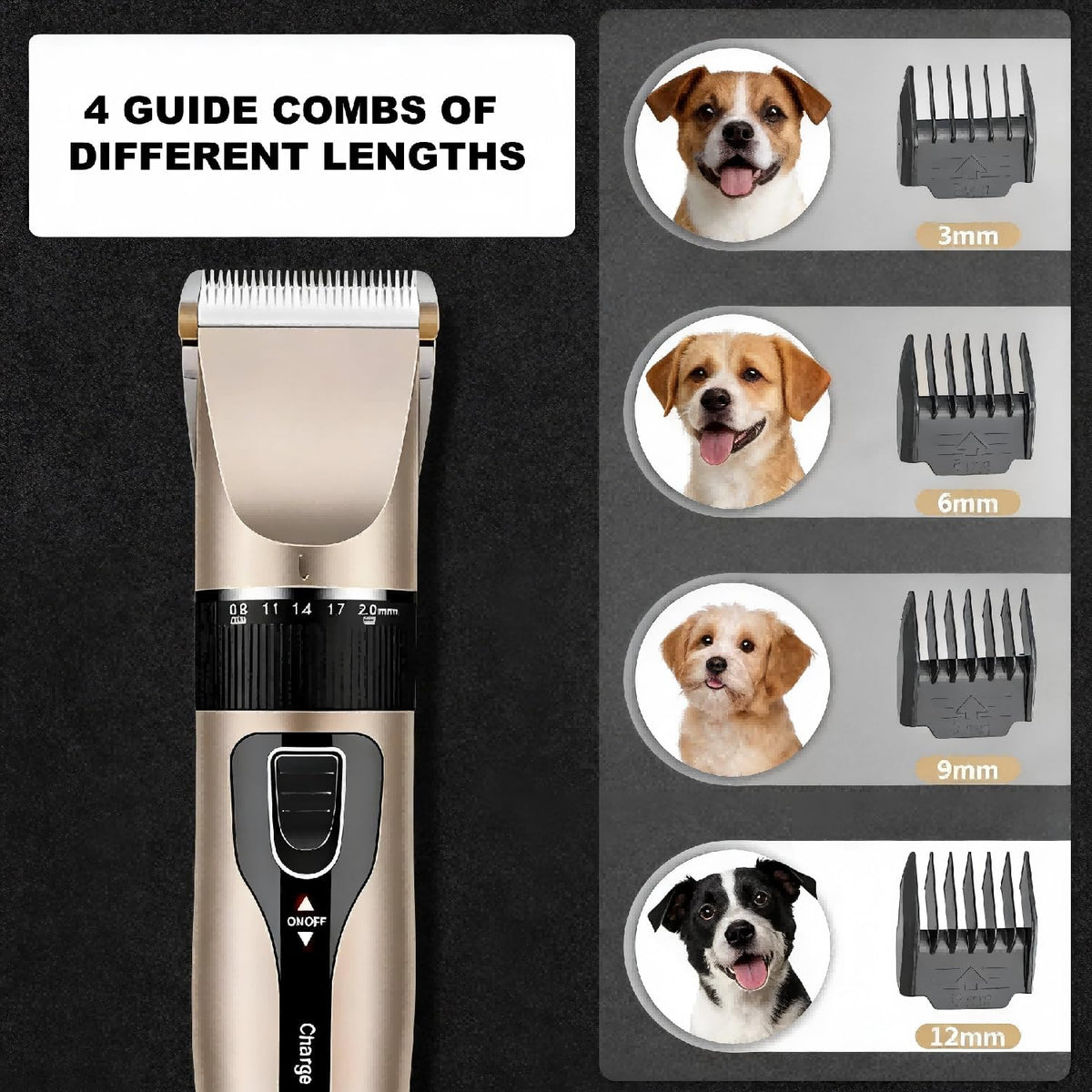 SIRUP professional pet grooming set including stainless steel nail clippers and a metal file.