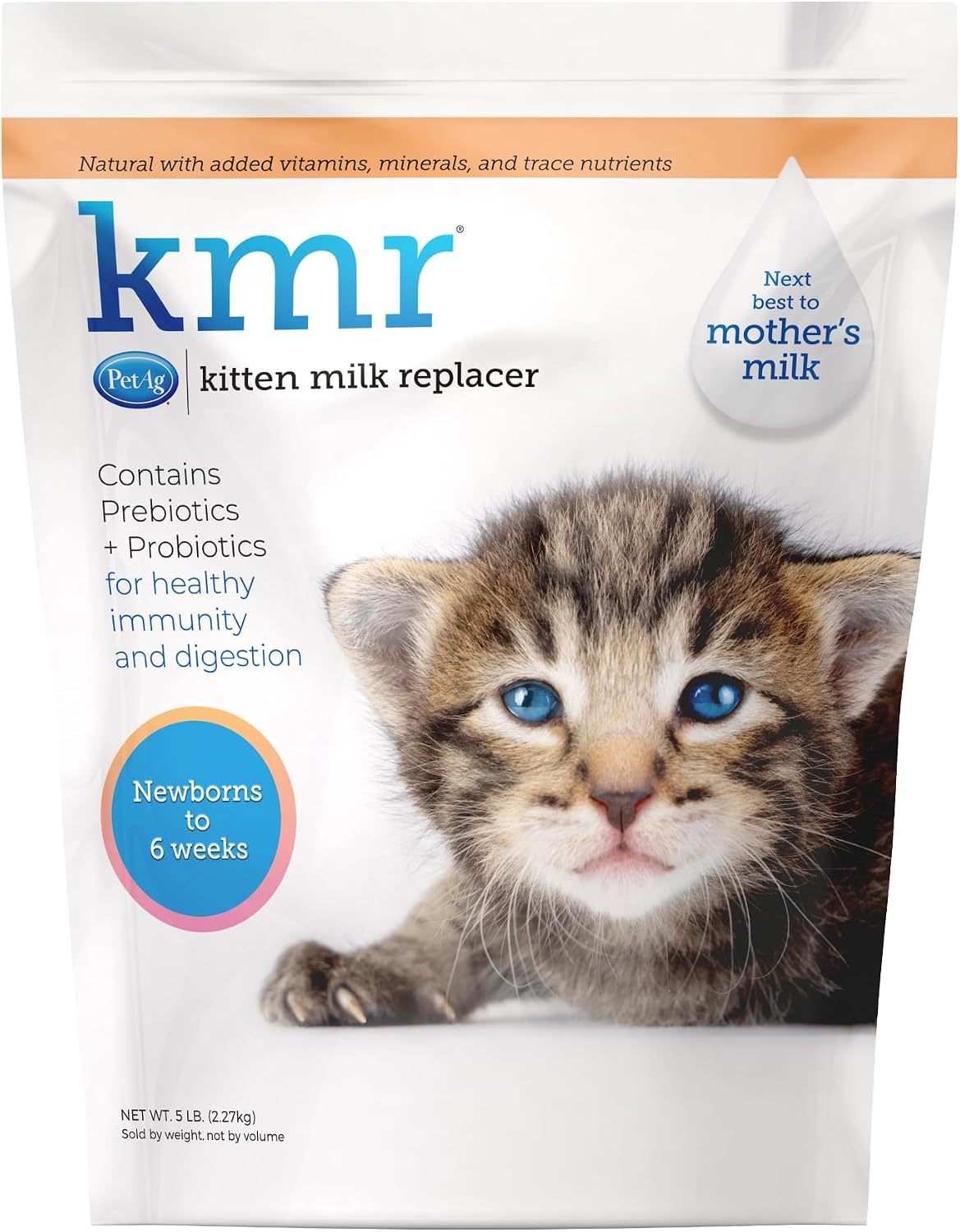 PetAg KMR Kitten Milk Replacer Powder - 12 oz - Powdered Kitten Formula with Prebiotics, Probiotics & Vitamins for Kittens Newborn to Six Weeks Old - Easy to Digest - Image 9