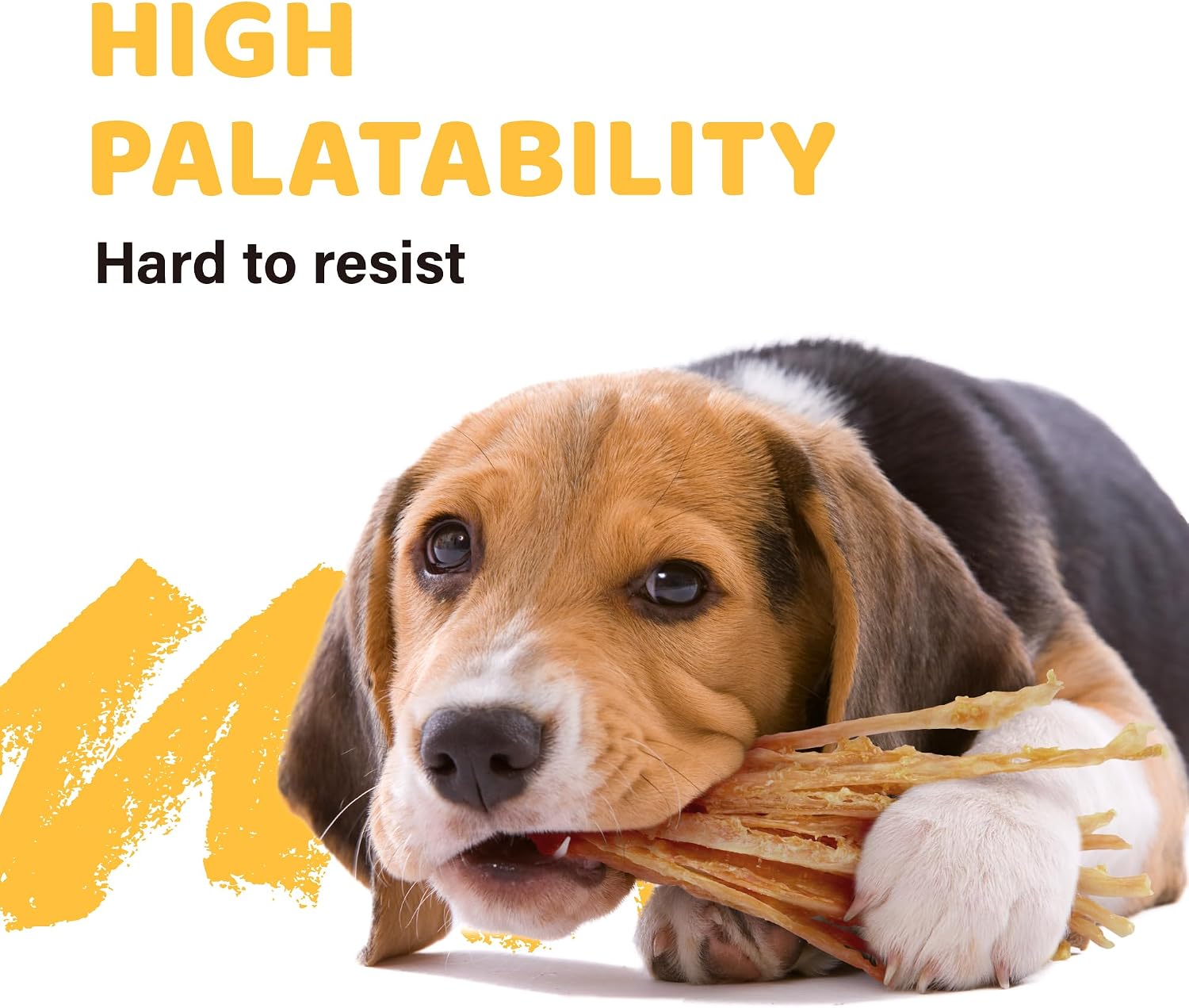 Hypoallergenic rawhide alternative turkey tendon strip for sensitive dog stomachs.
