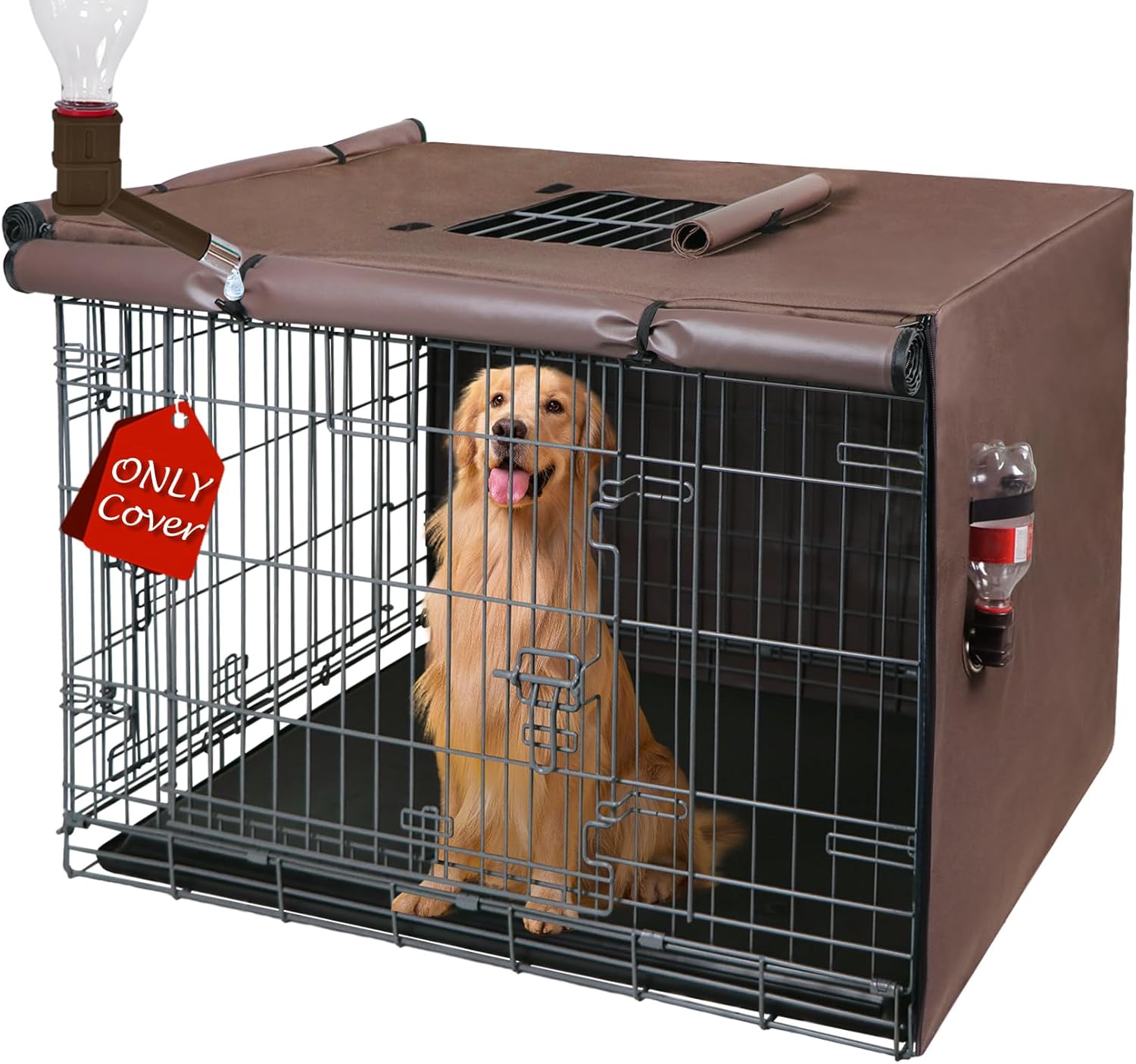 Anxiety reducing private den cover for standard thirty six inches wire cages