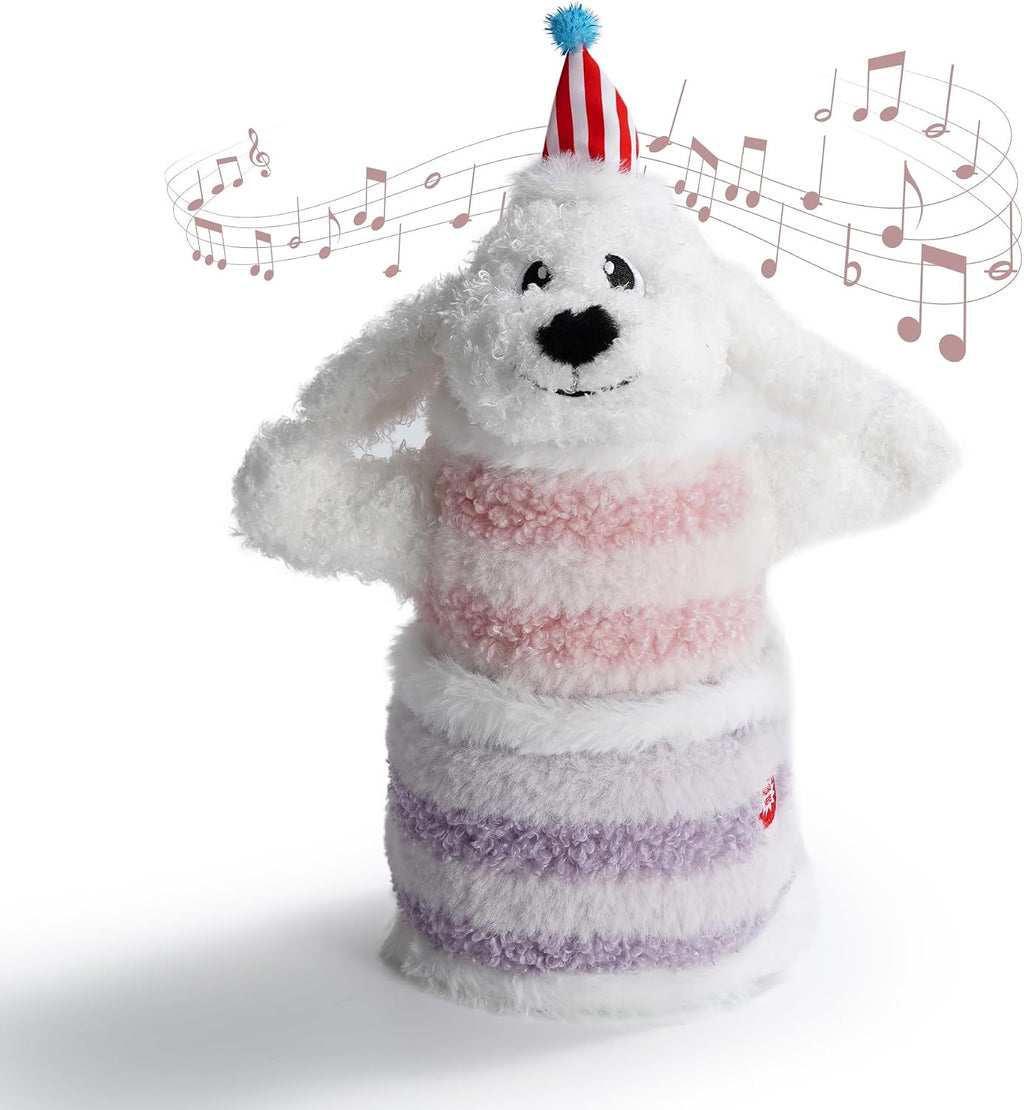 Interactive birthday cake gift for dogs from Fuzzwoof