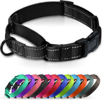 Martingale Collar for Dogs with Quick Release Buckle, Reflective Soft Padded & Escape Proof, Adjustable Nylon Dog Collars for Training & Daily Walking (Hotpink,M) - Image 9