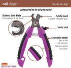 Integrated safety guard mechanism for safe pet nail trimming