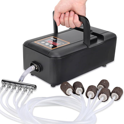 Hygger IPX6 Rechargeable Aquarium Pond Air Pump front view