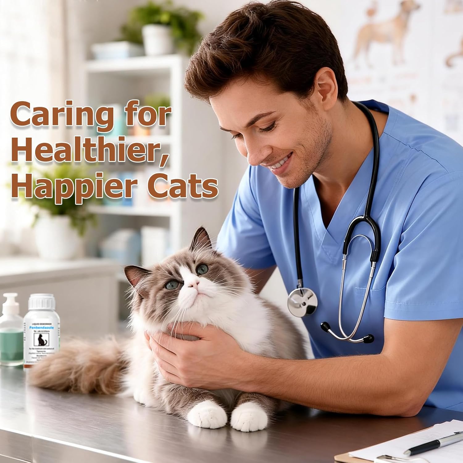 Safe pet care oral deworming solution for roundworms and hookworms.