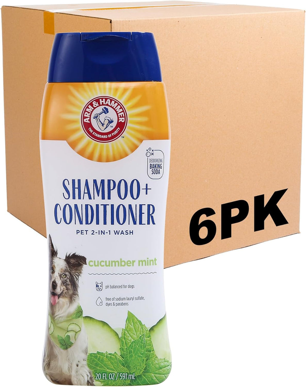 Arm & Hammer for Pets 5-in-1 Dog Shampoo with Conditioner, Deodorizing Oatmeal Dog Shampoo with Aloe, Shea Butter, Baking Soda and Coat Care, Vanilla Sandalwood Scent, 20 Fl Oz - Image 13