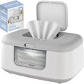 Jool Baby TinyBums Baby Wipe Warmer and Dispenser Gray Front View